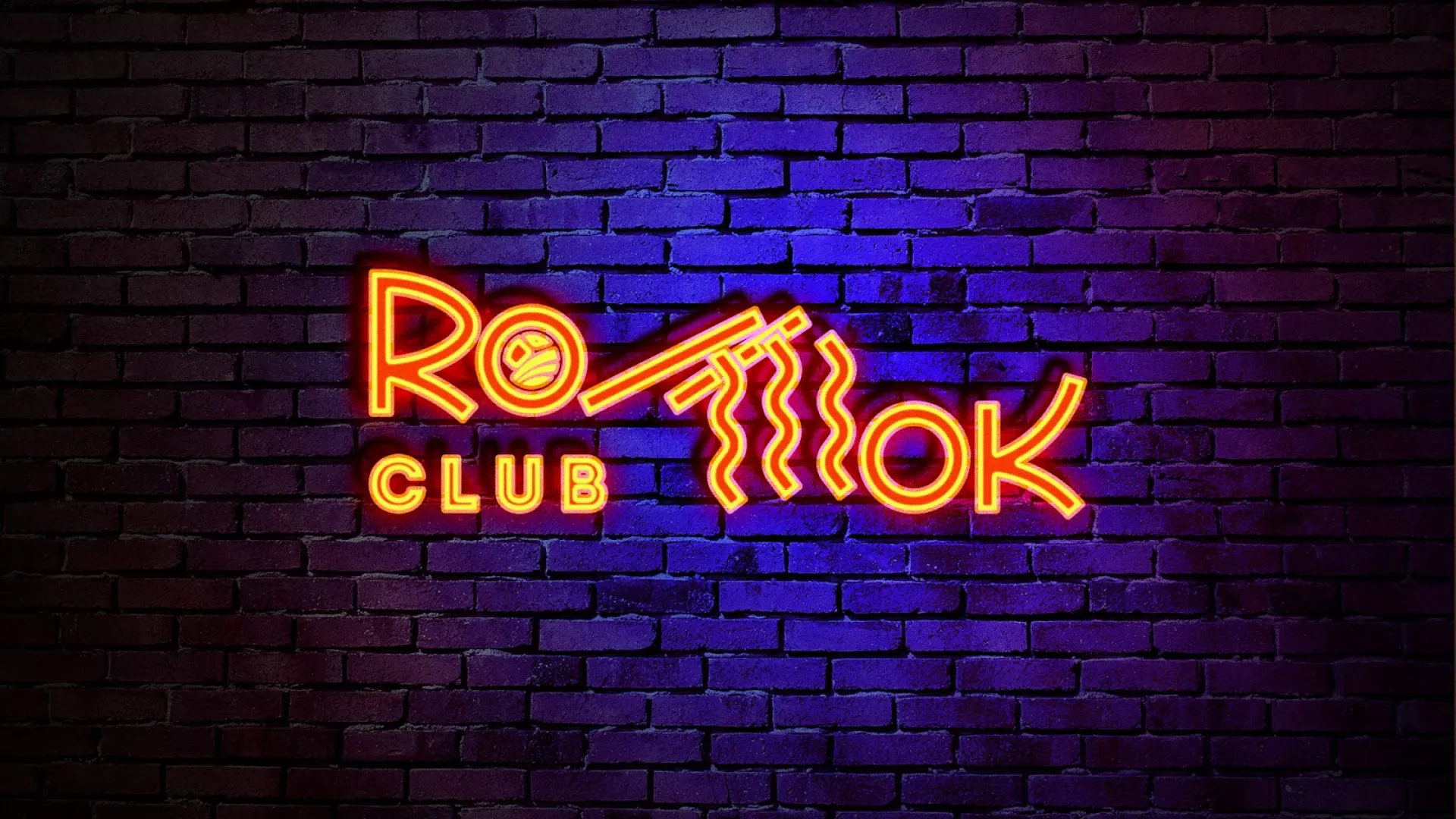 Разработка интерьерной вывески суши-бара «Roll Wok Club» в Усть-Джегуте